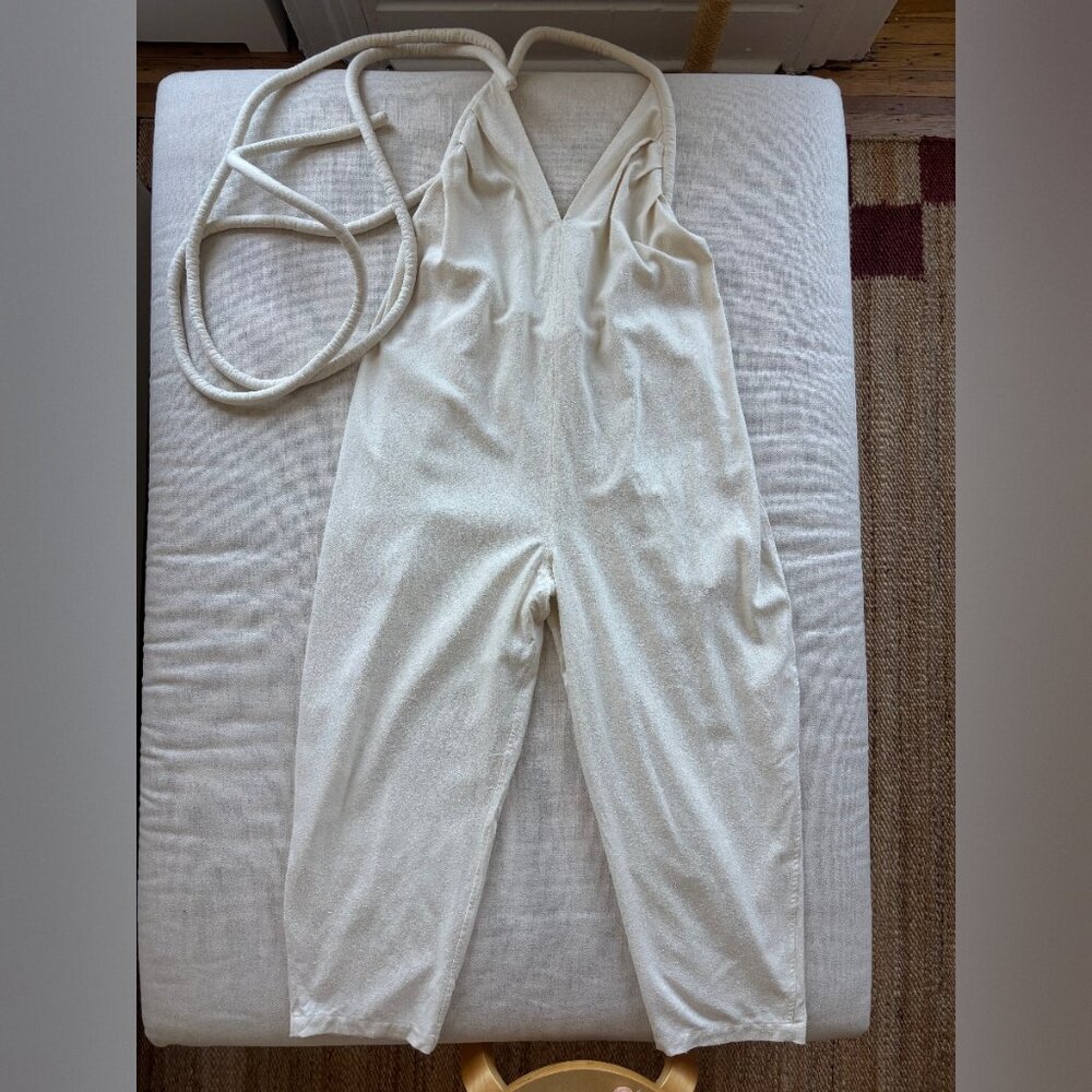 Electric Feathers Infinite Rope Silk Jumpsuit